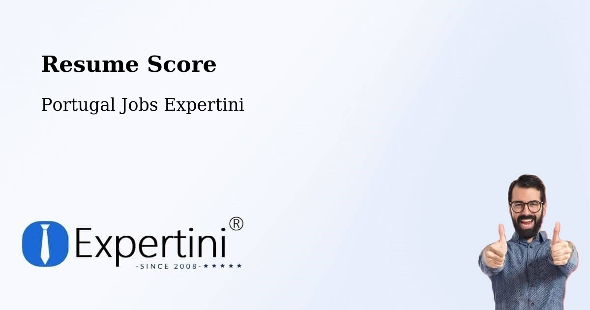 Resume Score & Job Description Match Tool – Numão - Portugal Jobs Expertini
